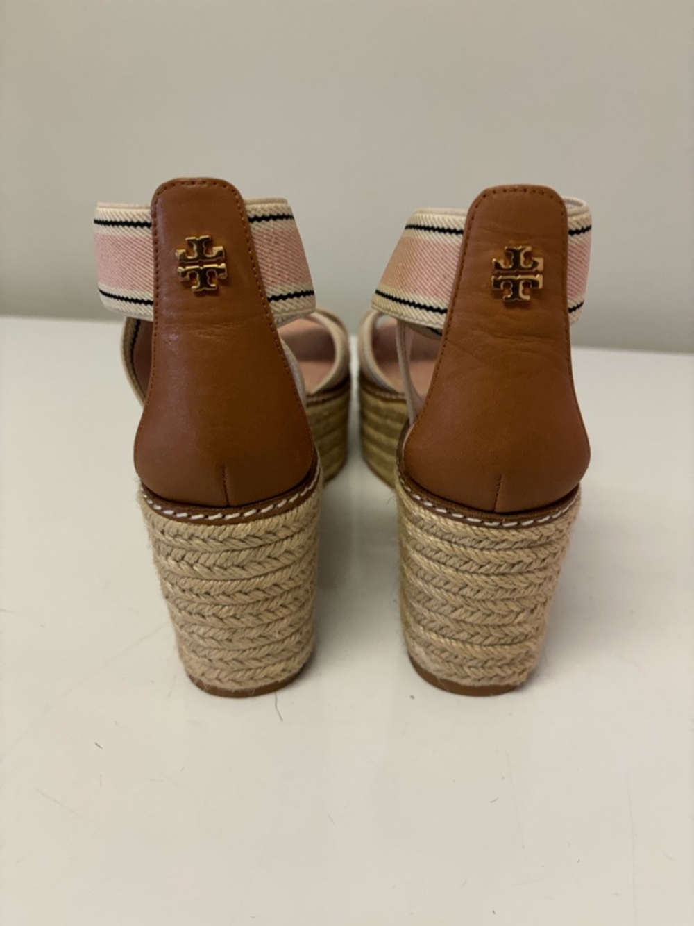 Tory Burch Frieda Espandrille Platform Wedge Sandals Women’s Size 6.5 - Picture 6 of 10